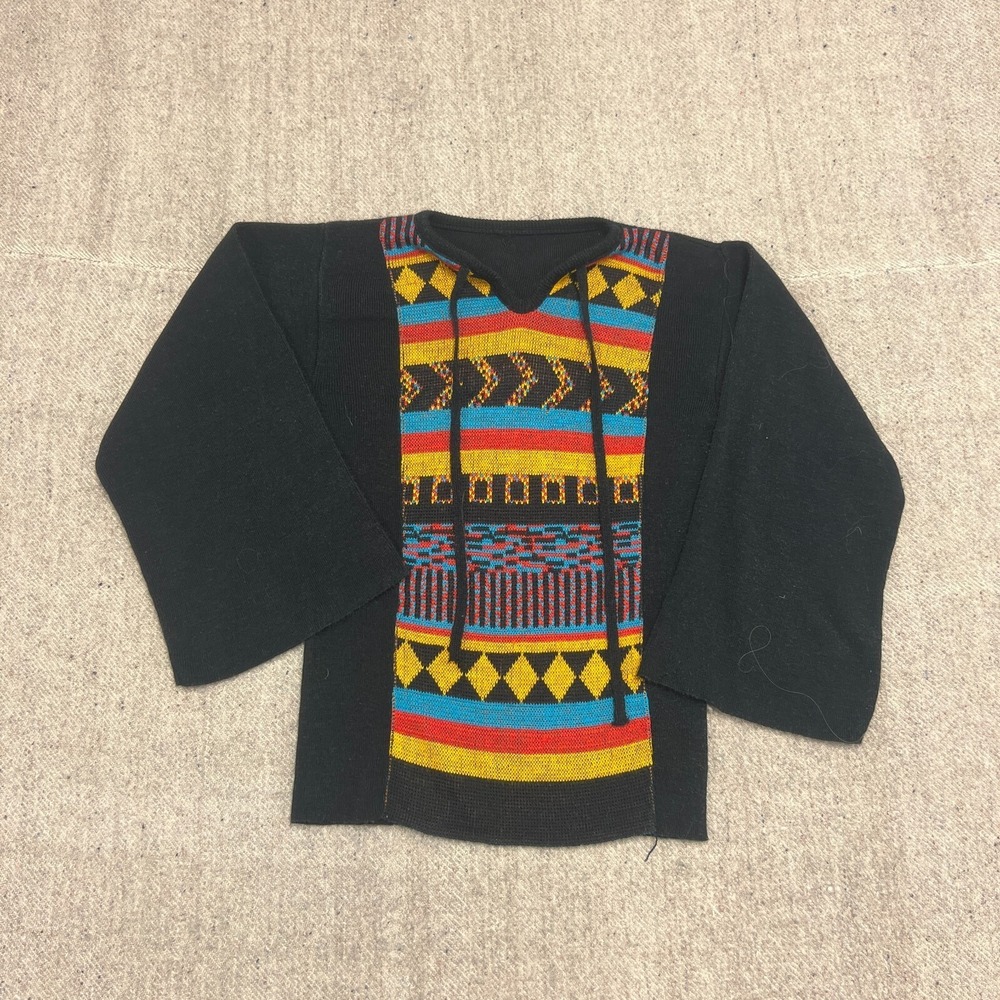 Vintage 1970s Aztec Womens Sweater Small